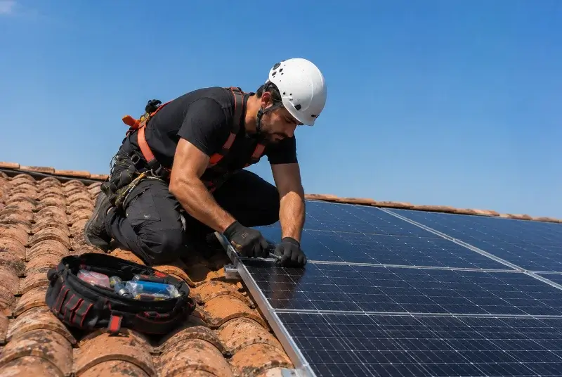 Maintenance et monitoring de panneaux solaires à Corgnac-sur-l'Isle